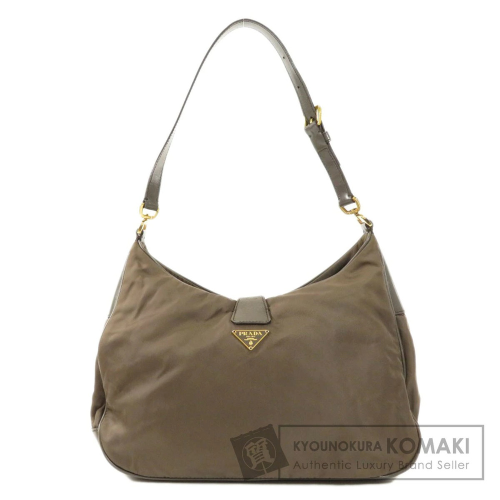 Prada hobo shoulder bag brown